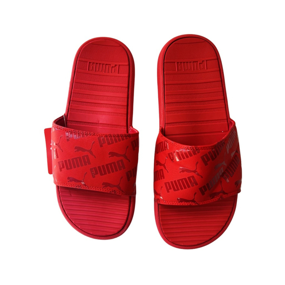 PUMA Cool Cat Bold 2 Slides – High Risk Red – Men’s 7/Unisex Size 8.5 - Picture 5 of 10